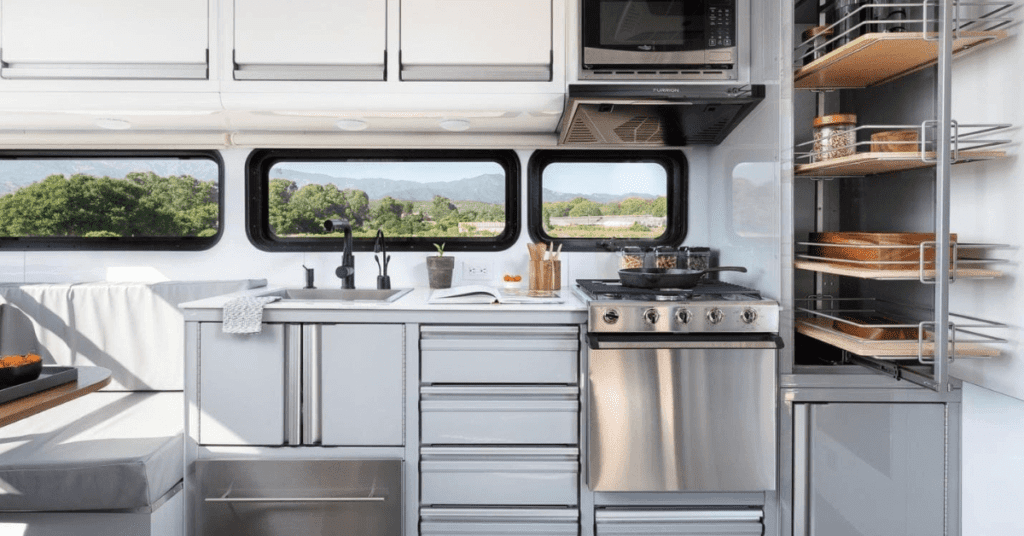 how to pack an rv kitchen