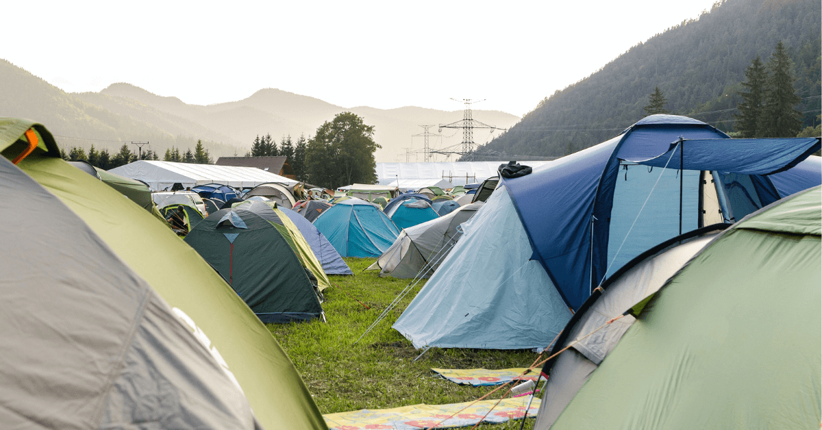 why are most tents blue, is grey a great tent color