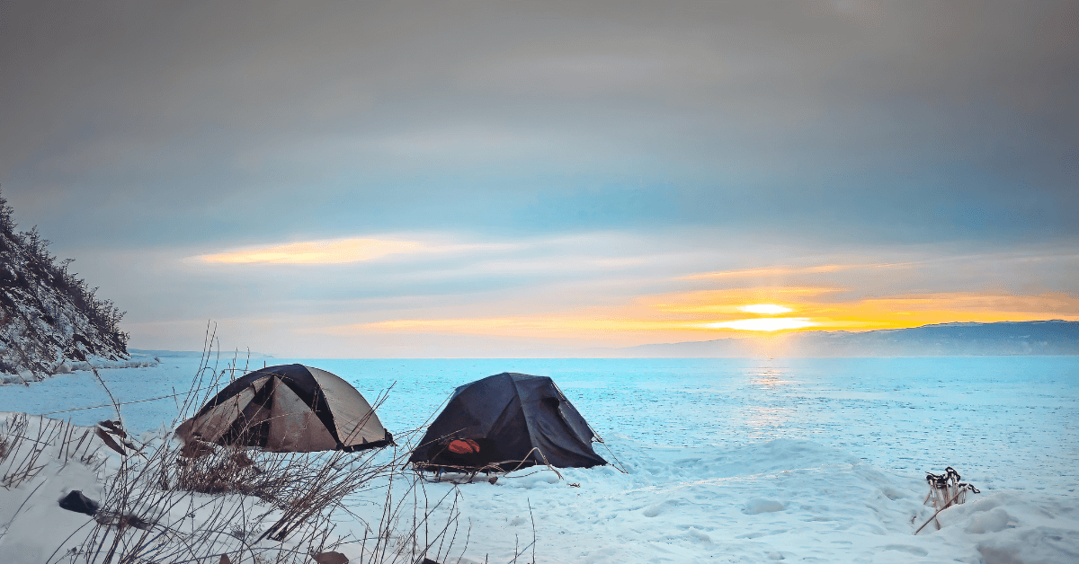 Camping in the cold